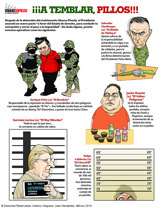 ¡¡¡A temblar, pillos!!!. Domingo 9 de noviembre de 2014